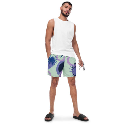 All-Over Print Recycled Swim Trunks