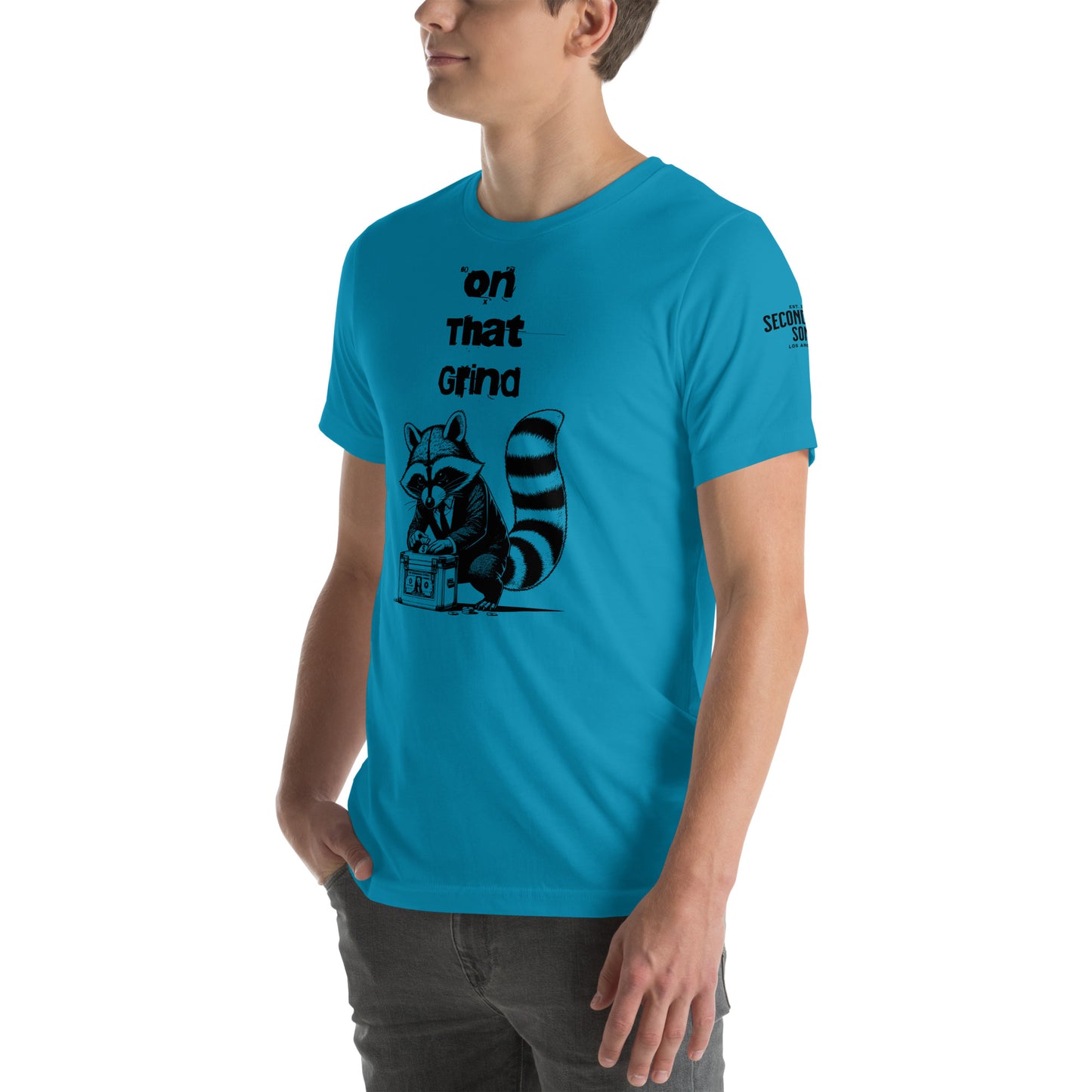 On That Grind Raccoon T-Shirt
