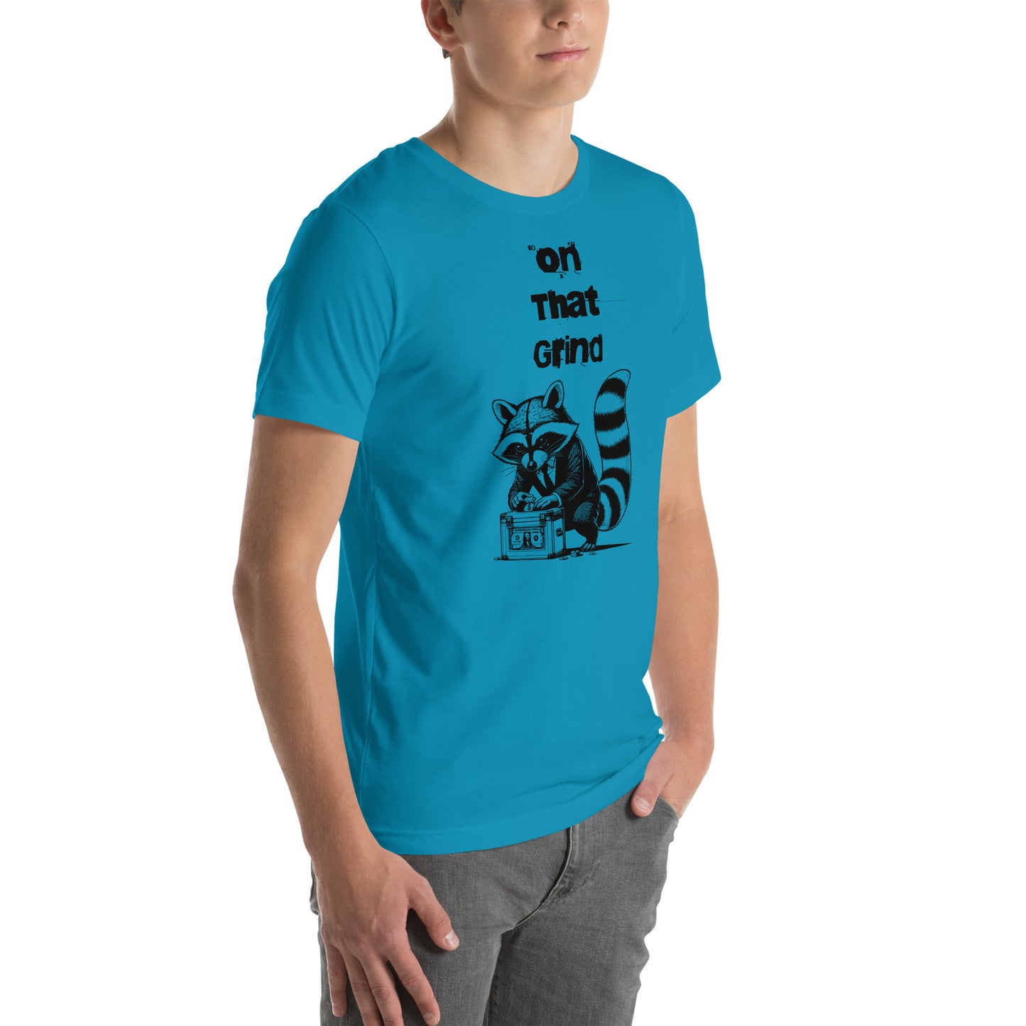 On That Grind Raccoon T-Shirt