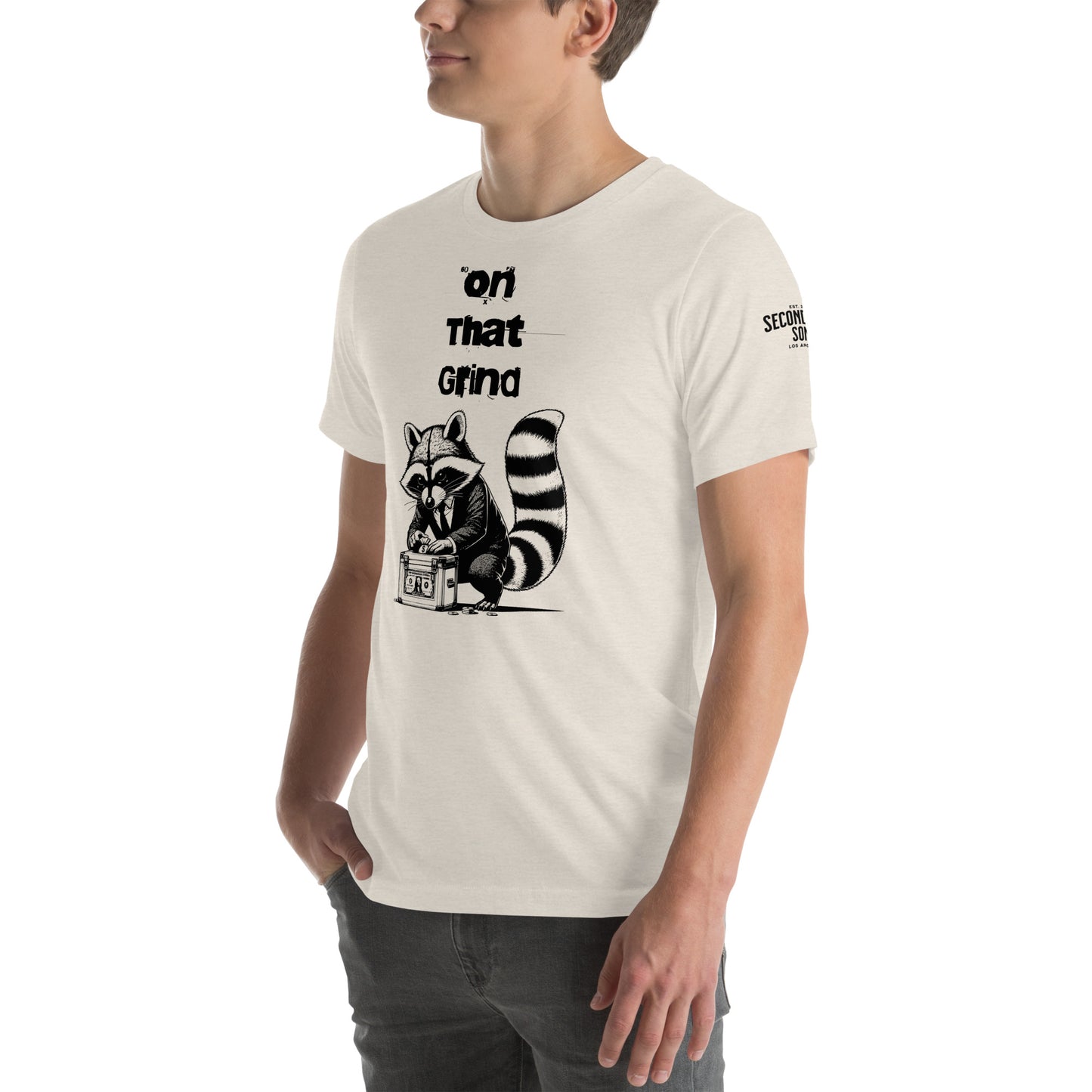 On That Grind Raccoon T-Shirt