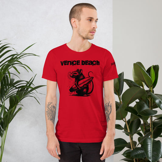 Venice Beach Surf Rat T-shirt (Light Colors)