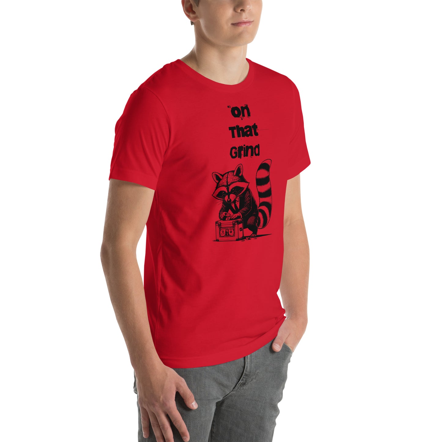 On That Grind Raccoon T-Shirt