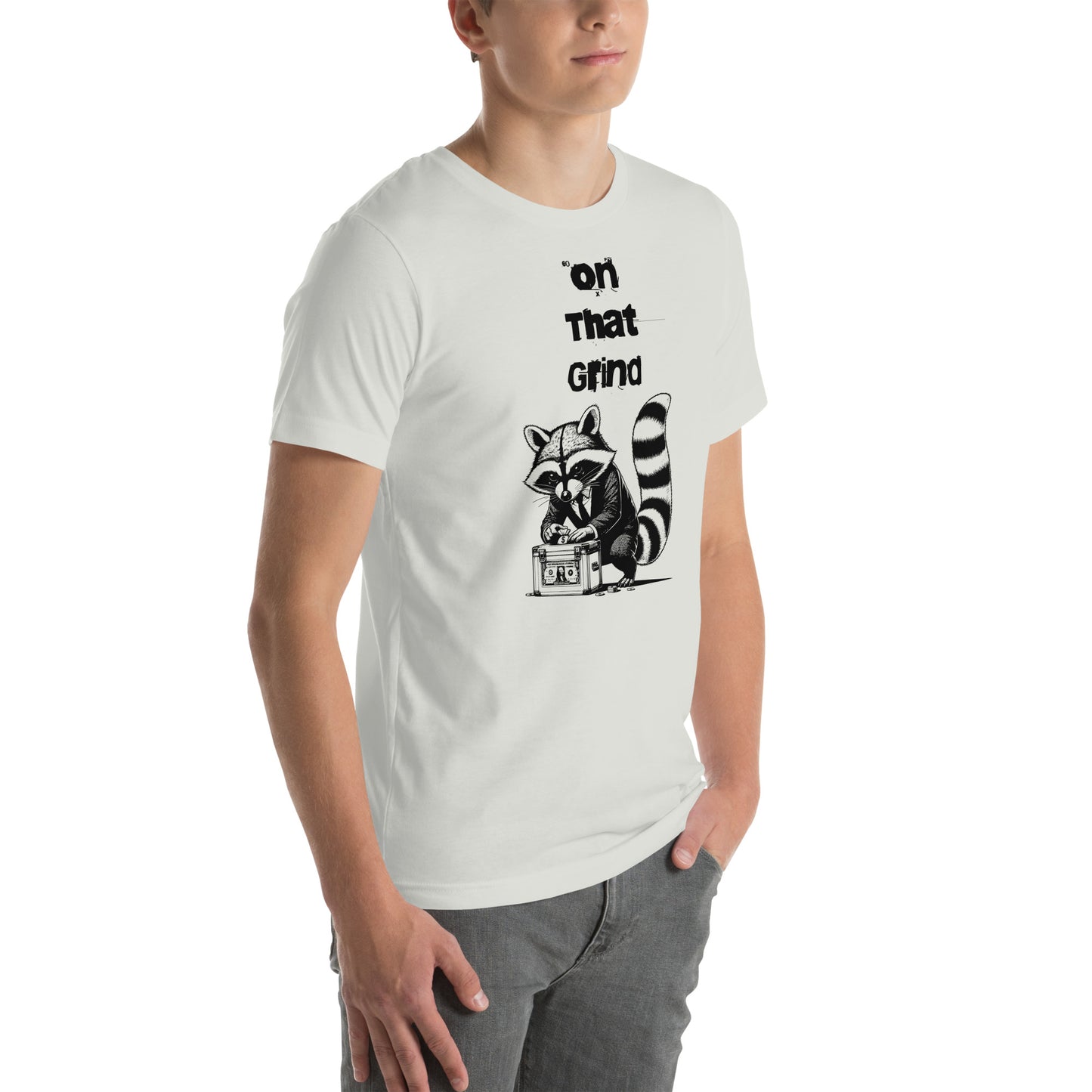 On That Grind Raccoon T-Shirt