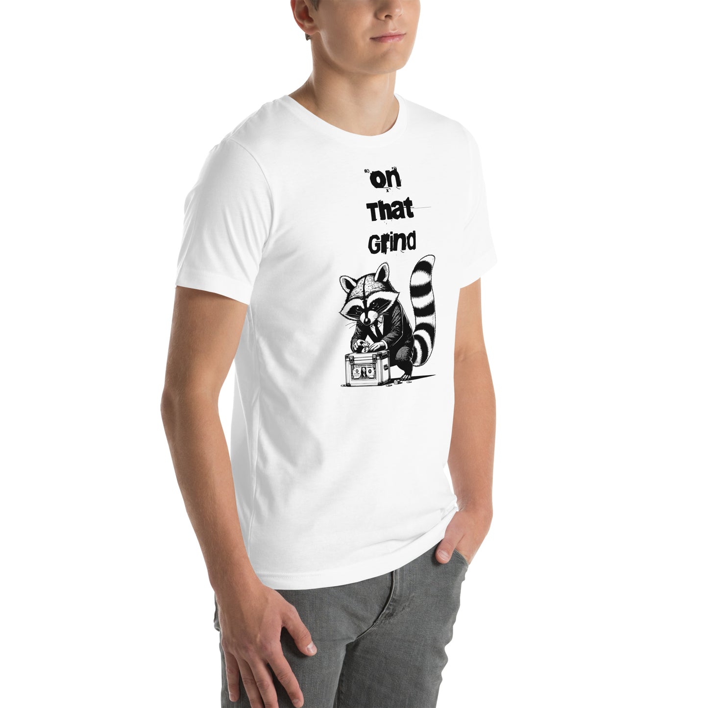 On That Grind Raccoon T-Shirt