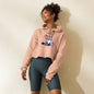 Fancy Cat Crop Hoodie